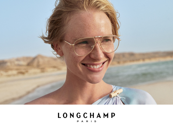 Longchamp-aurinkolasit ja -kehykset
