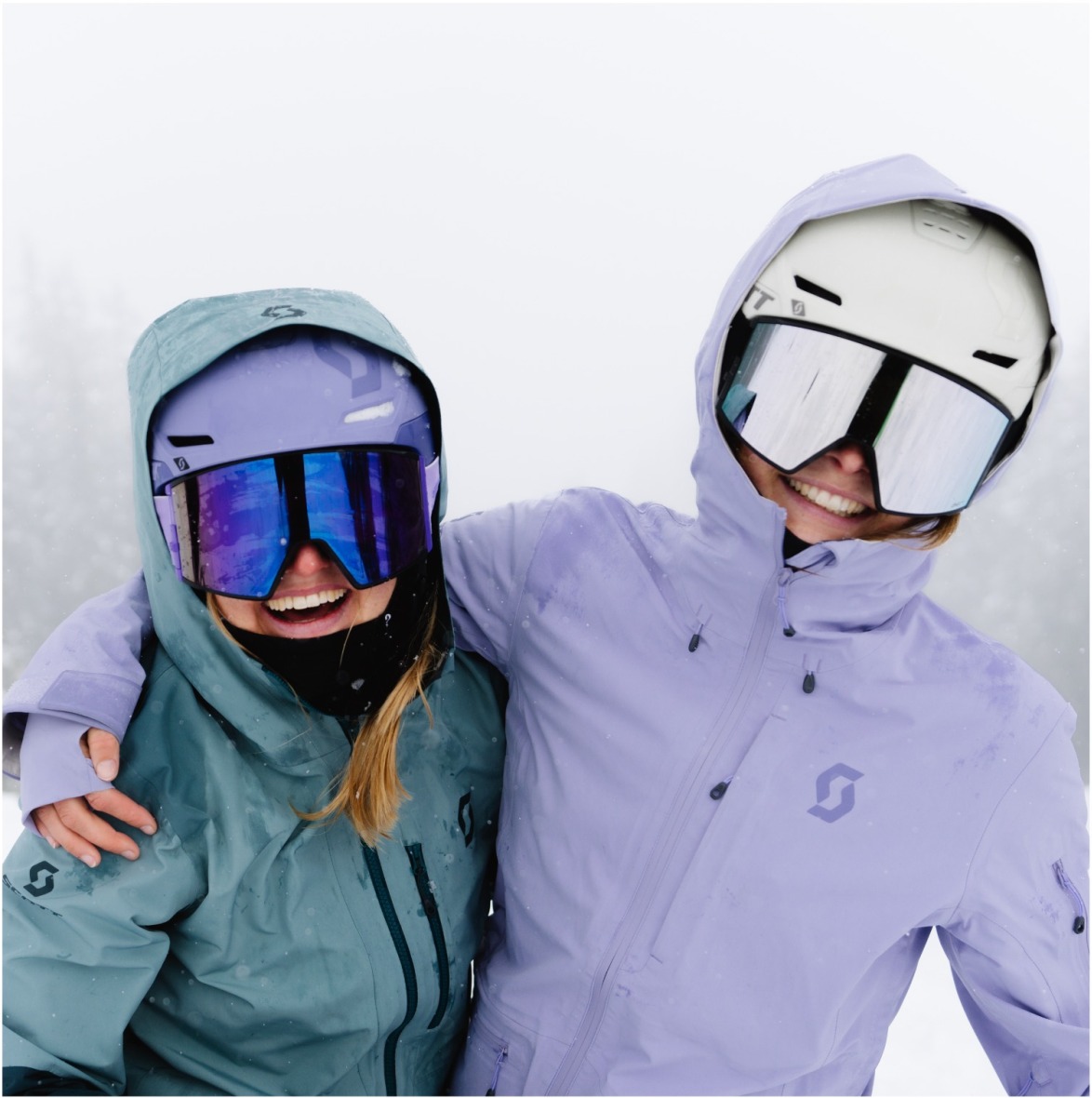 tjejer i goggles