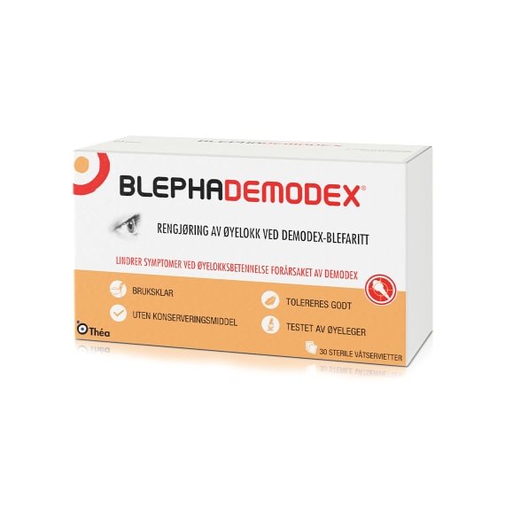 BLEPHADEMODEX Vådservietter 30 st