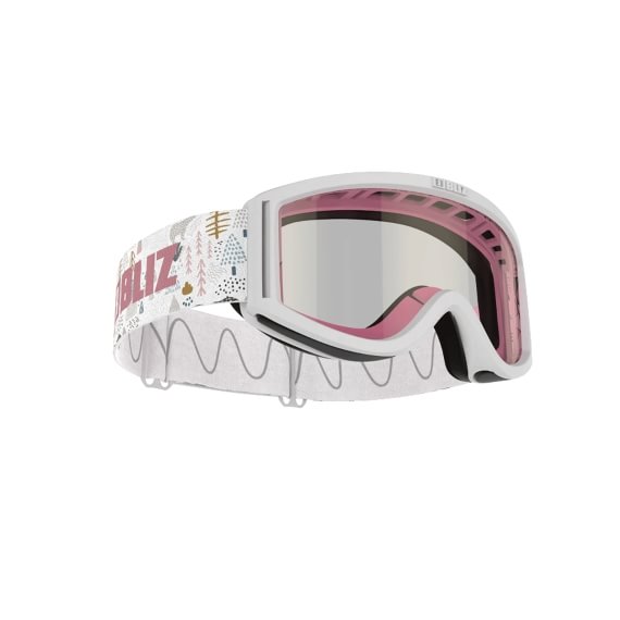 Bliz Pixie Pink single lens White