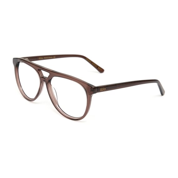 Glas Lesebriller Amelia Dark Brown Blue Light