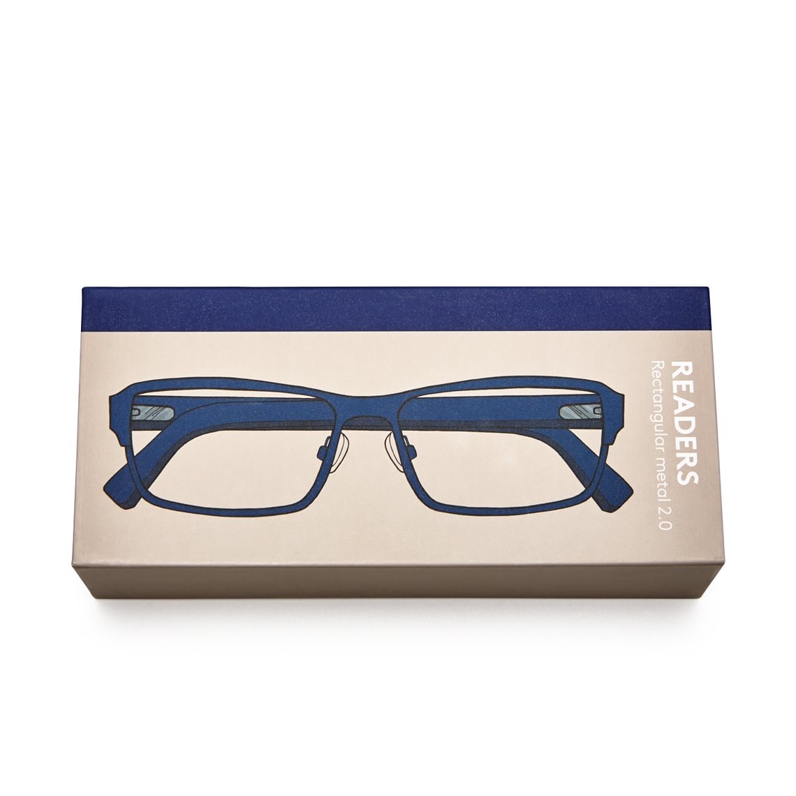 Readers - Læsebriller Rectangular Metal Blue