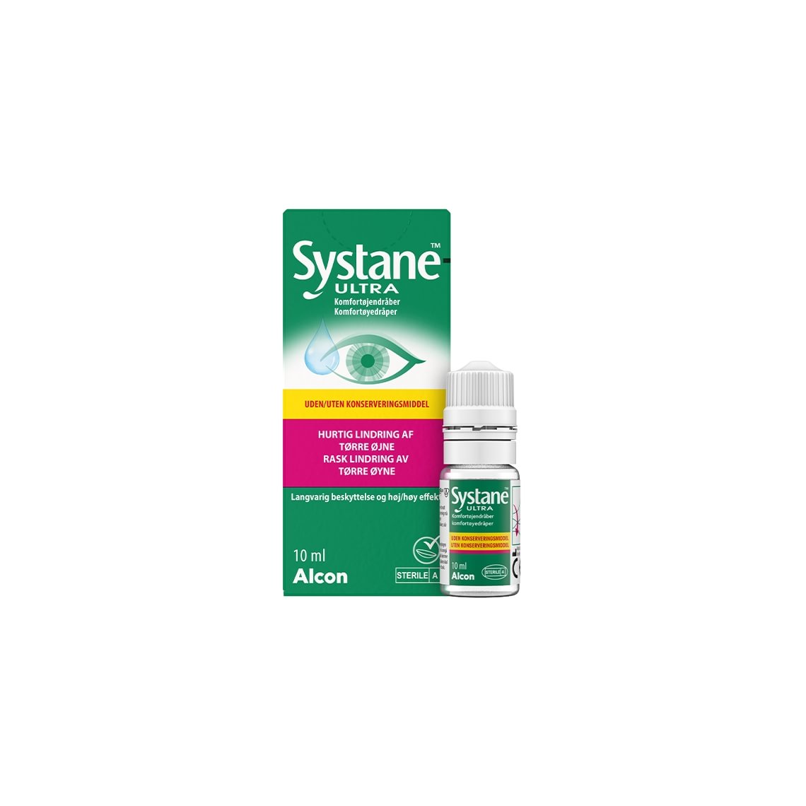 Systane Ultra (Uden konserveringsmiddel) Øjendråber 10 ml