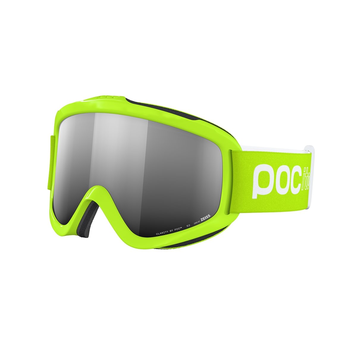 POC POCito Iris Partly Sunny Silver Fluorescent Yellow/Green