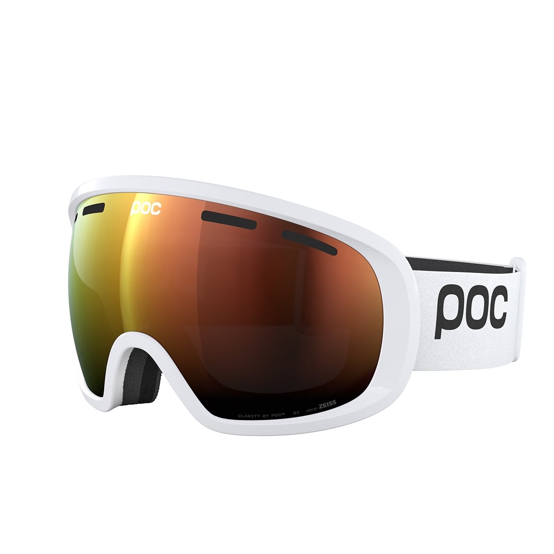 POC Fovea  Clarity Partly Sunny Orange Hydrogen White